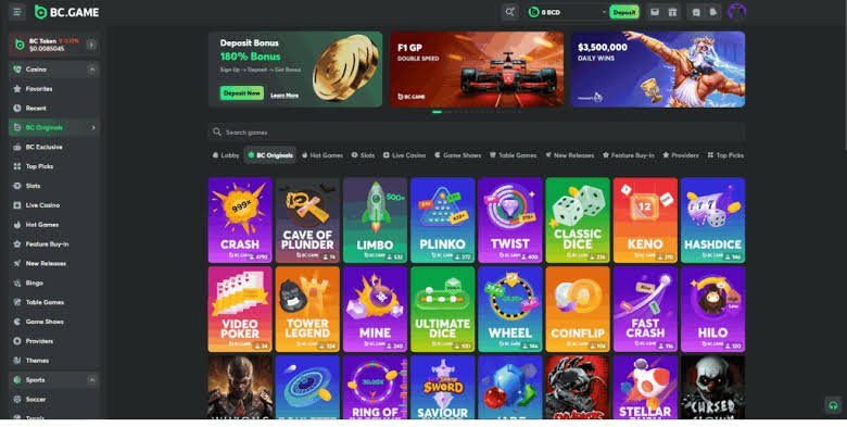 BC.Game IT Il Futuro del Gioco Online